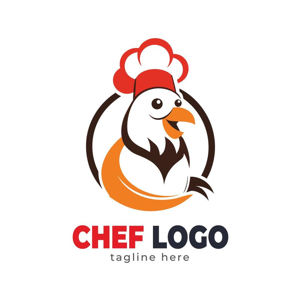 chefe de cozinha chapéu logotipo e ícone vectorr Projeto modelo vetor