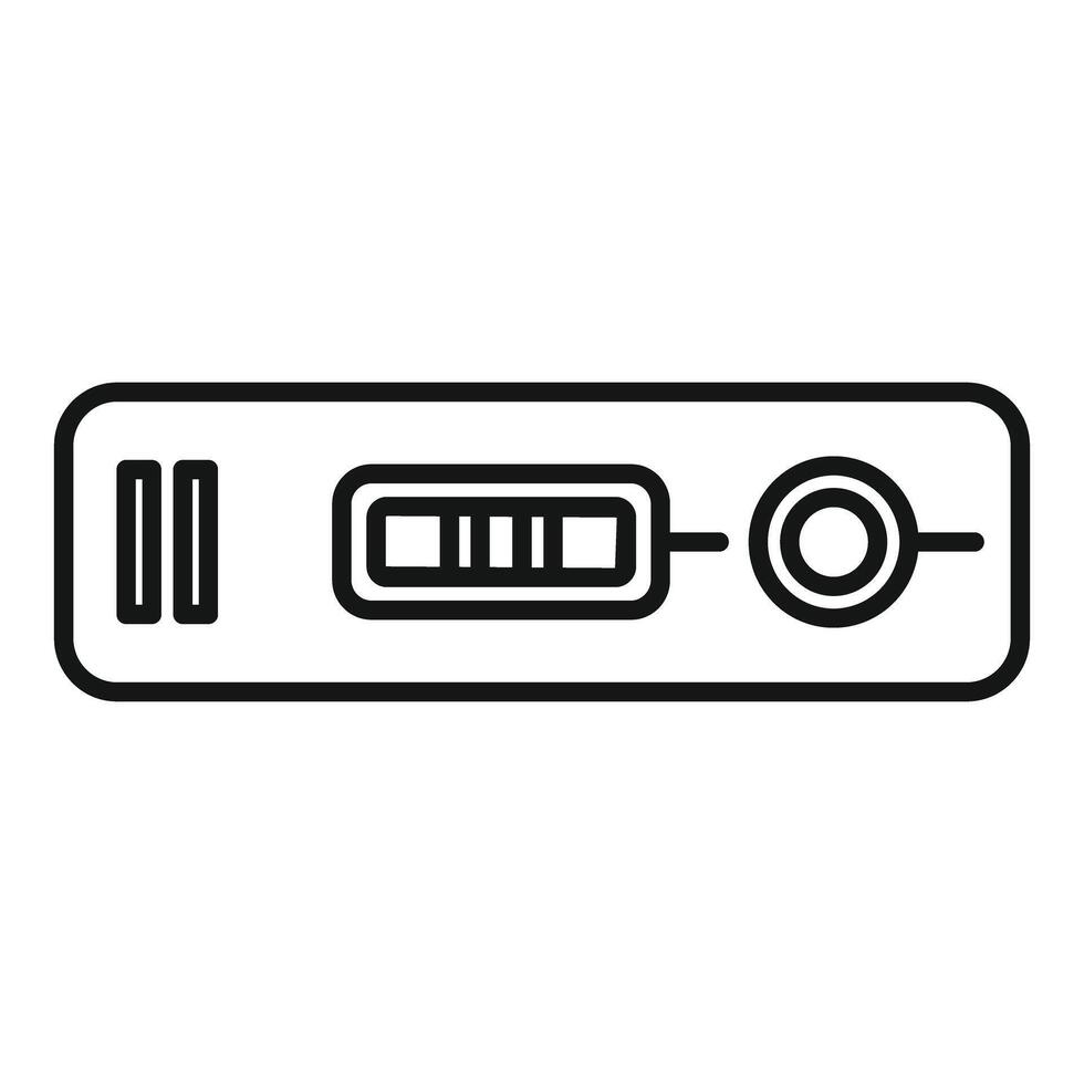 USB instantâneo dirigir ícone esboço vetor