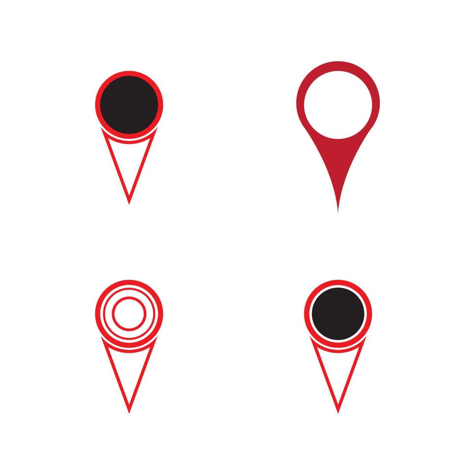 localização ponto ícone logotipo ilustração vetorial design vetor