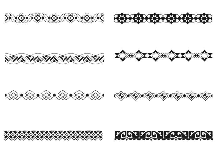 Pacote de vetores de fronteira Art Déco