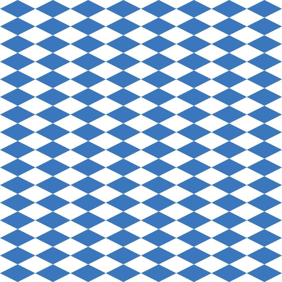 ilustração em vetor oktoberfest azul e branco padrão sem emenda