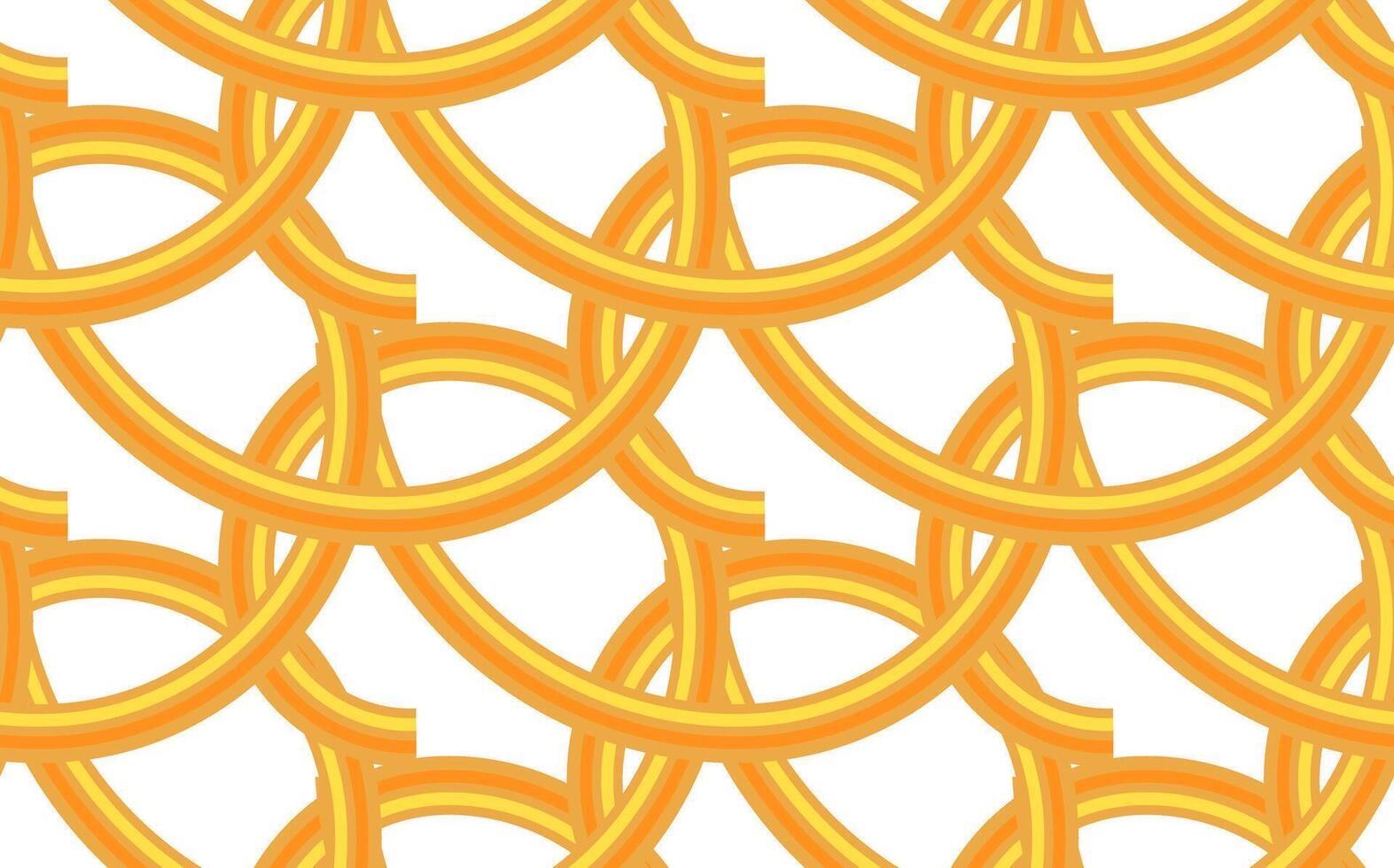 mão desenhado ásia japonês ramen macarrão desatado padrão.fundo com amarelo e laranja listras.pasta abstrato fundo conceito.macarrão amarelo poster. vetor