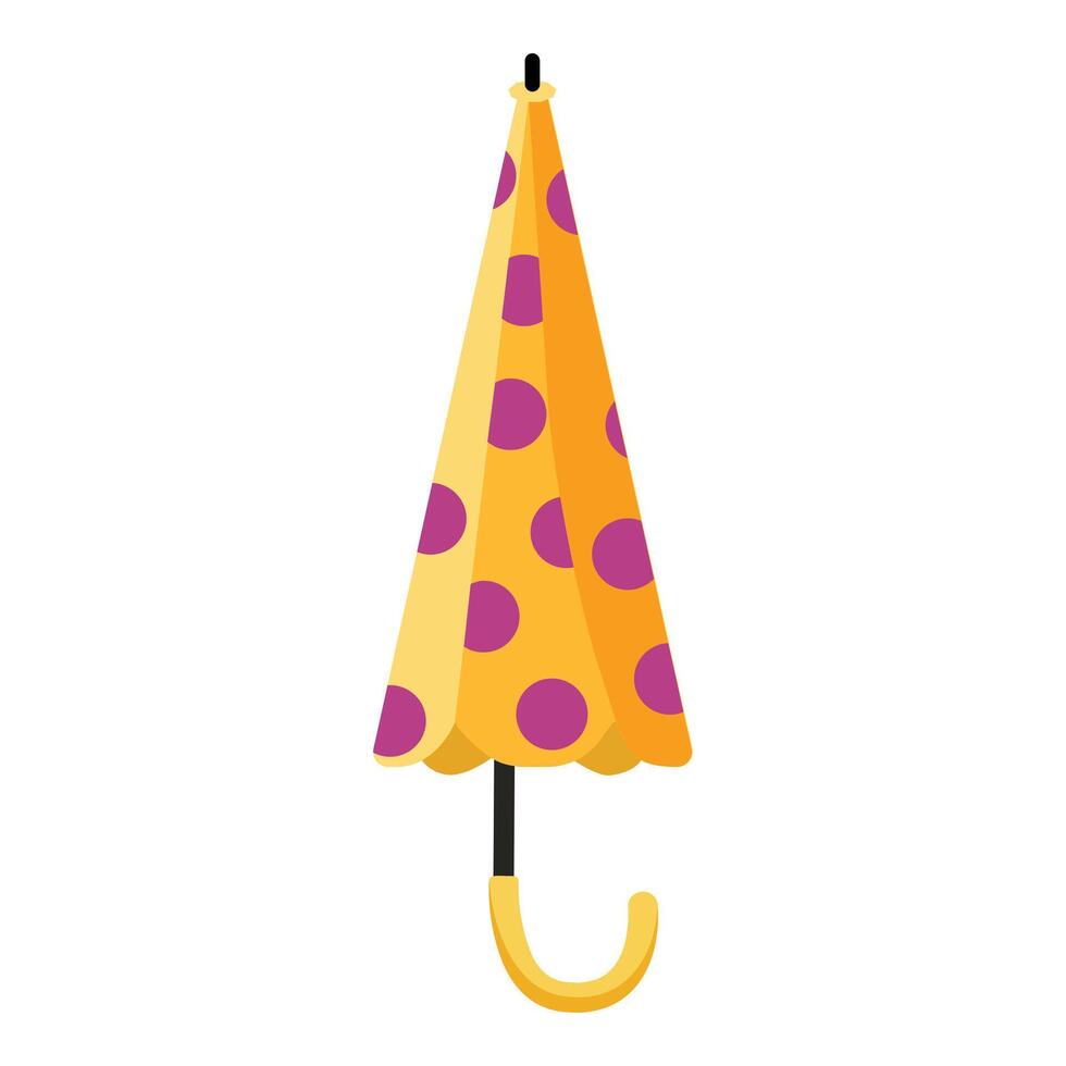 colorida polca ponto guarda-chuva ilustração vetor