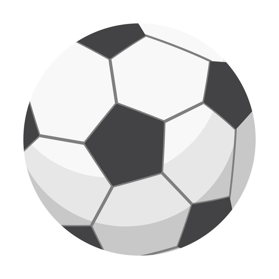 objeto de vetor de desenho animado de bola de futebol