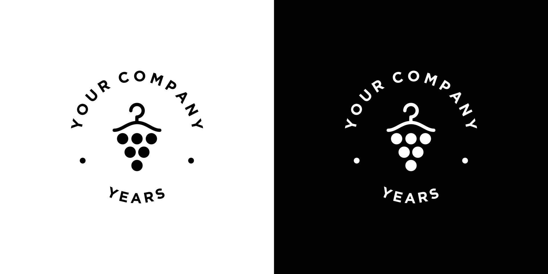 design de logotipo exclusivo e moderno para lavanderia vetor
