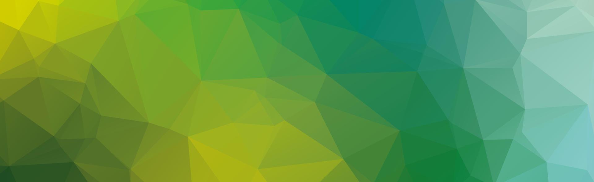 fundo de cristal poligonal verde. padrão de design do polígono. ilustração em vetor meio ambiente verde baixo poli e pano de fundo.