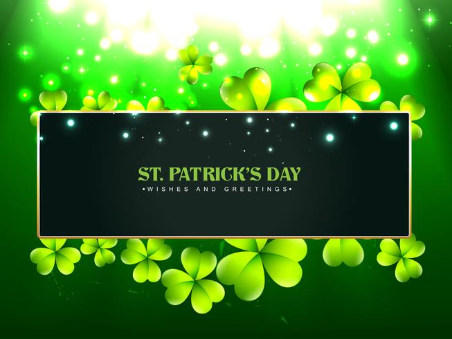 belo dia de st patrick design vetor