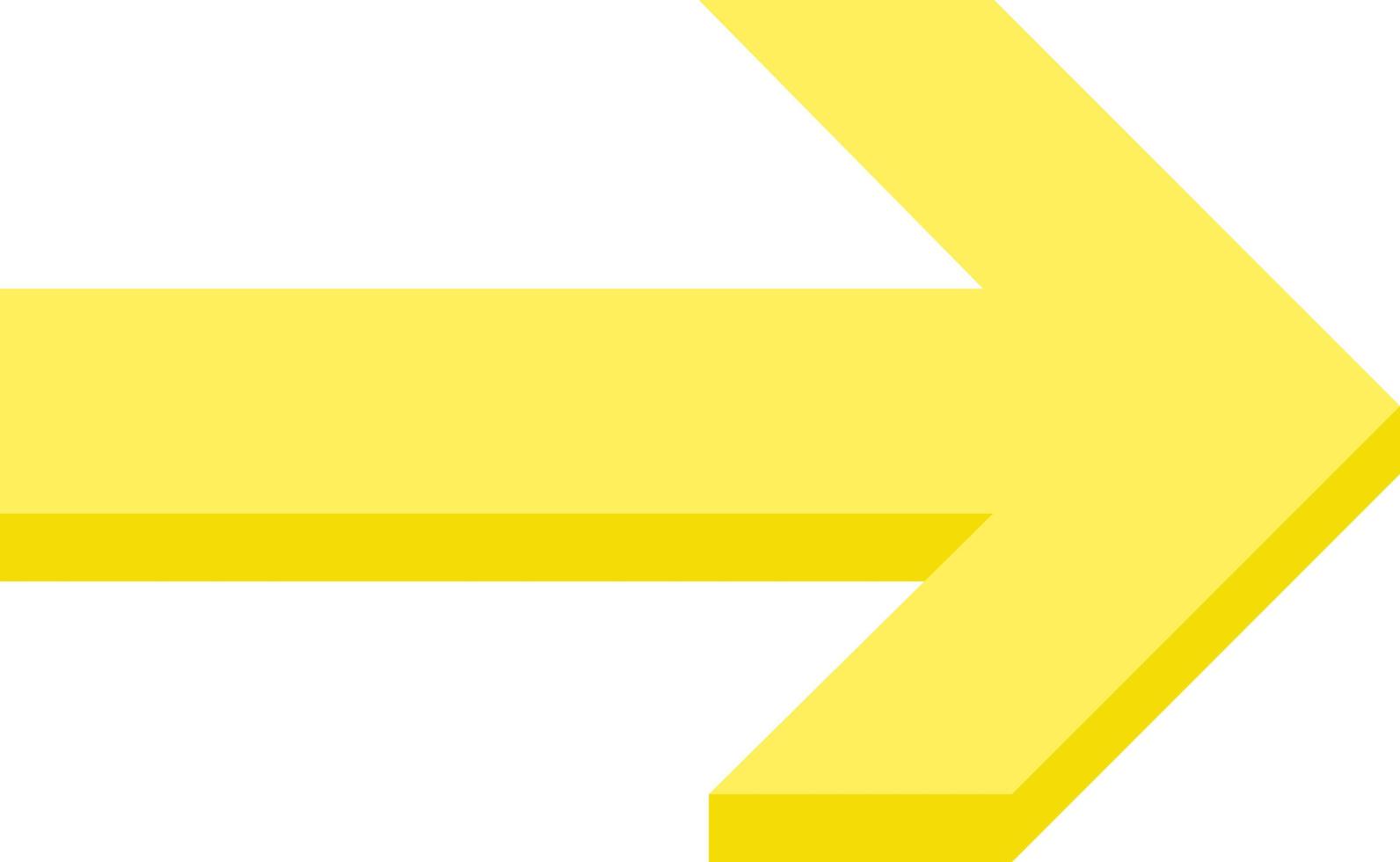 figura de seta mostrando vetor de símbolo de direção
