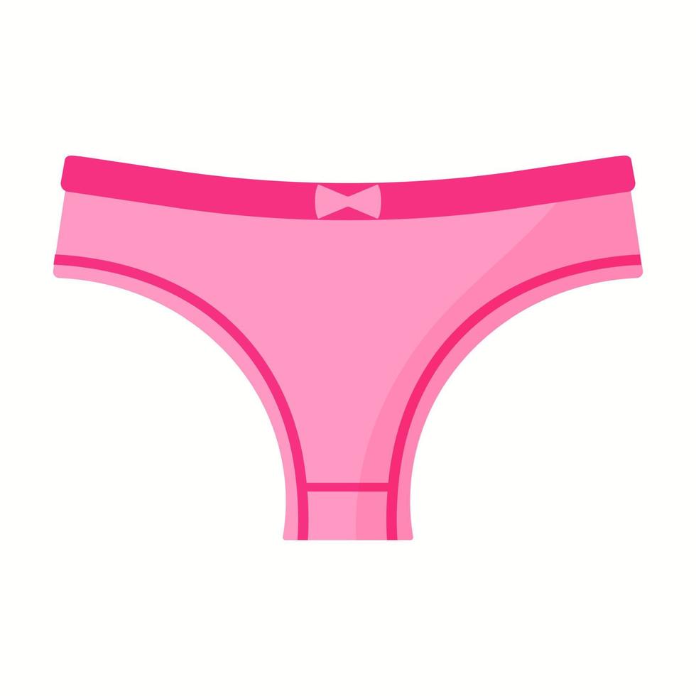 mulheres calcinha esporte rosa. conceito de moda. vetor