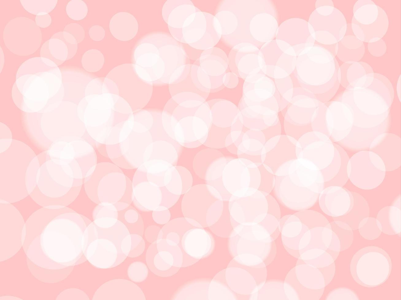 ilustração vetorial. fundo rosa abstrato bokeh. vetor