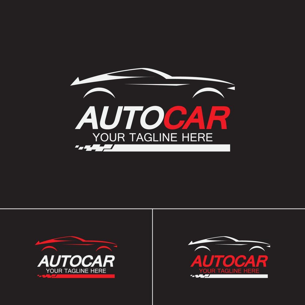 modelo de design do ícone do símbolo do logotipo do carro automóvel vetor