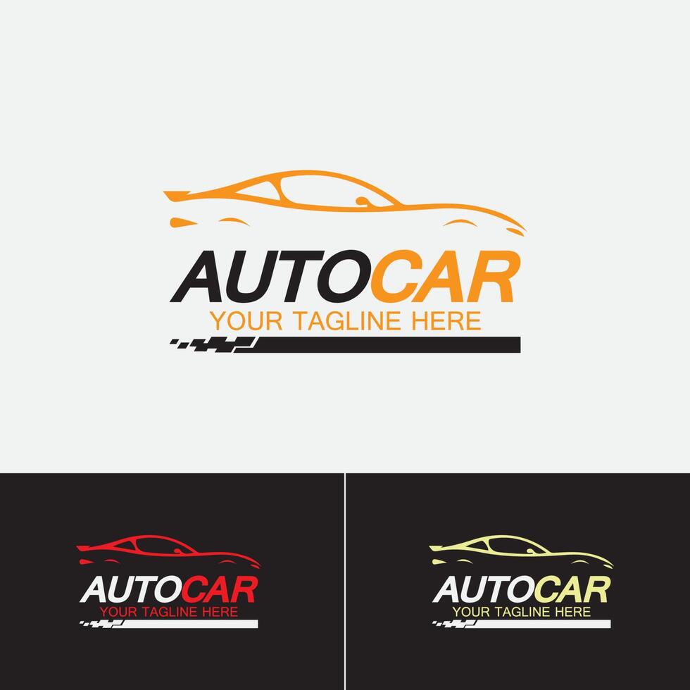 modelo de design do ícone do símbolo do logotipo do carro automóvel vetor