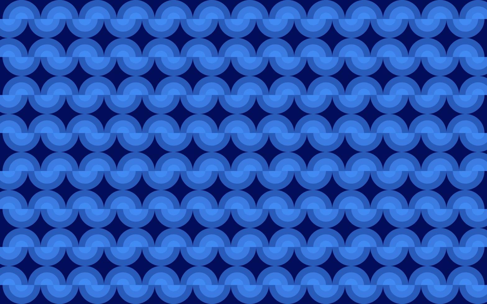 fundo de padrão de círculo abstrato azul vetor