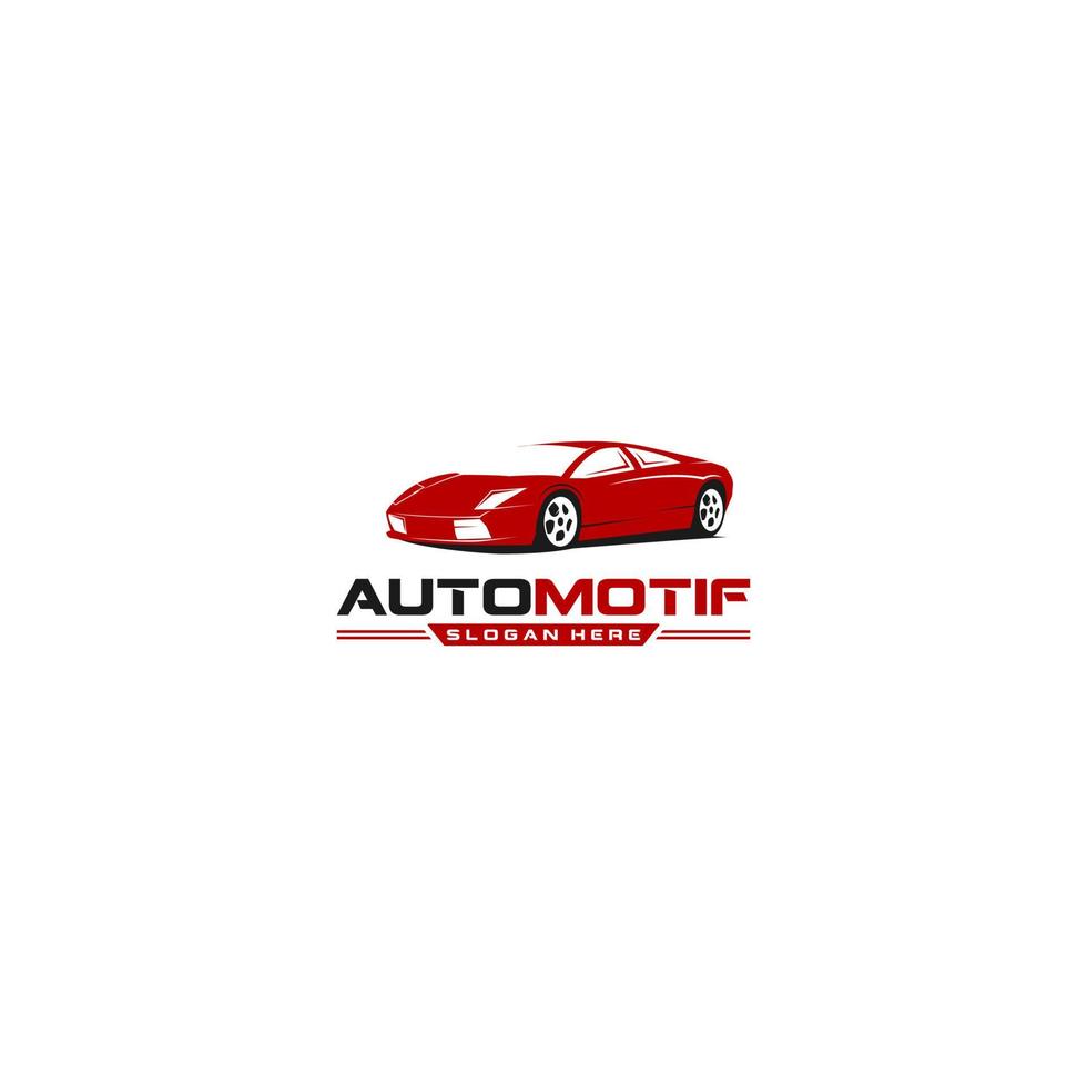 modelo de logotipo automotivo em fundo branco vetor