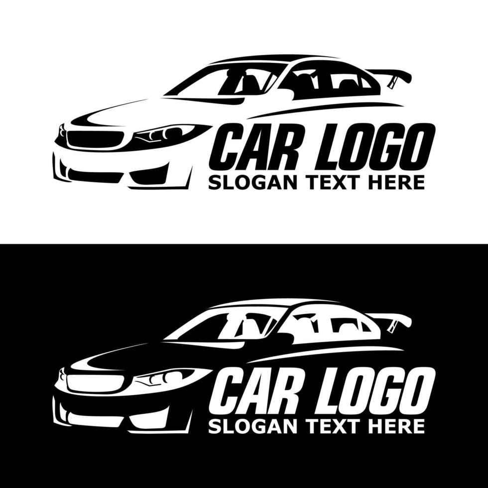 vetor de conceito de design de logotipo de carro