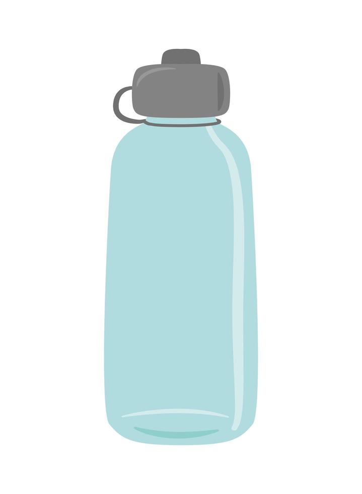 garrafa de água de plástico vetor