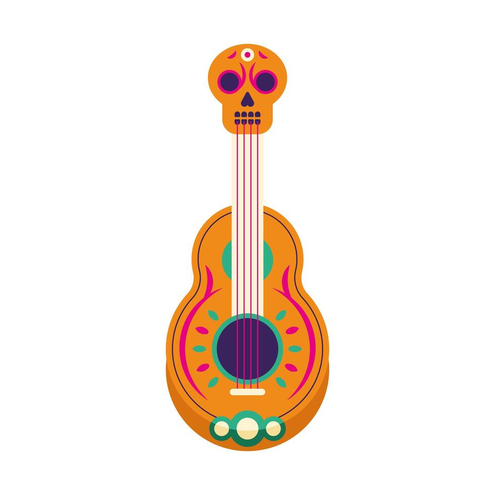 instrumento de guitarra mexicana vetor