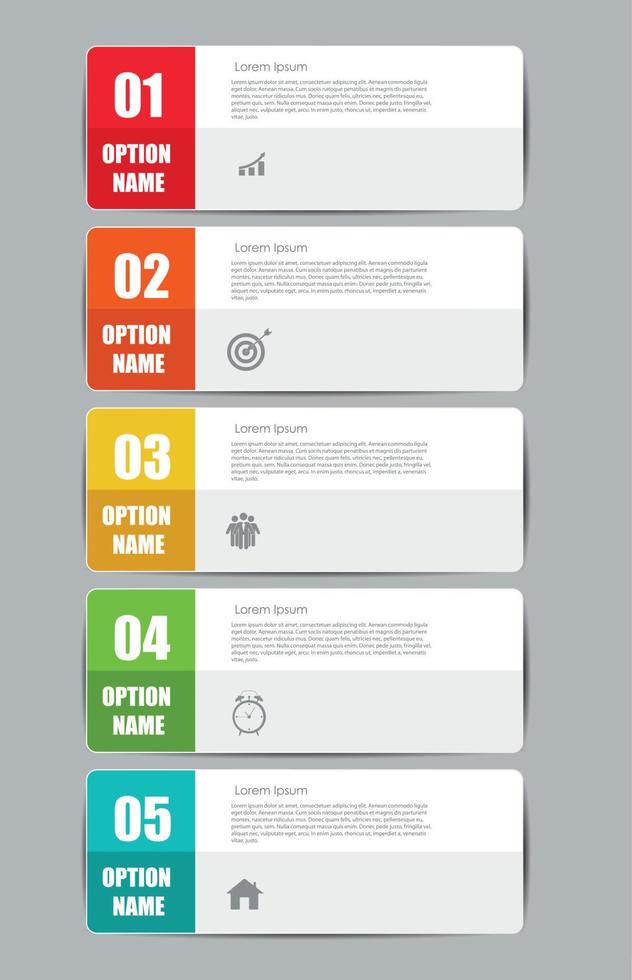 Elementos de design de infográfico para ilustração vetorial de negócios vetor