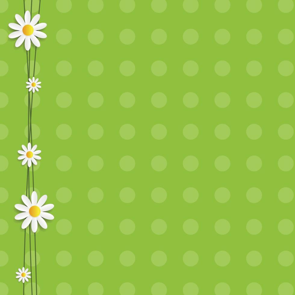 flora daisyl design ilustração vetorial vetor