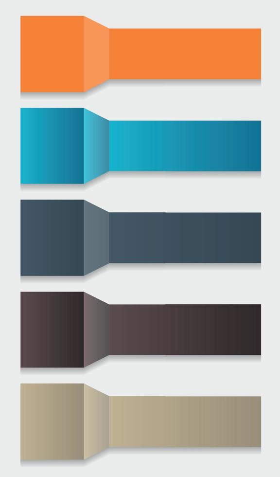 Elementos de design de infográfico para ilustração vetorial de negócios vetor