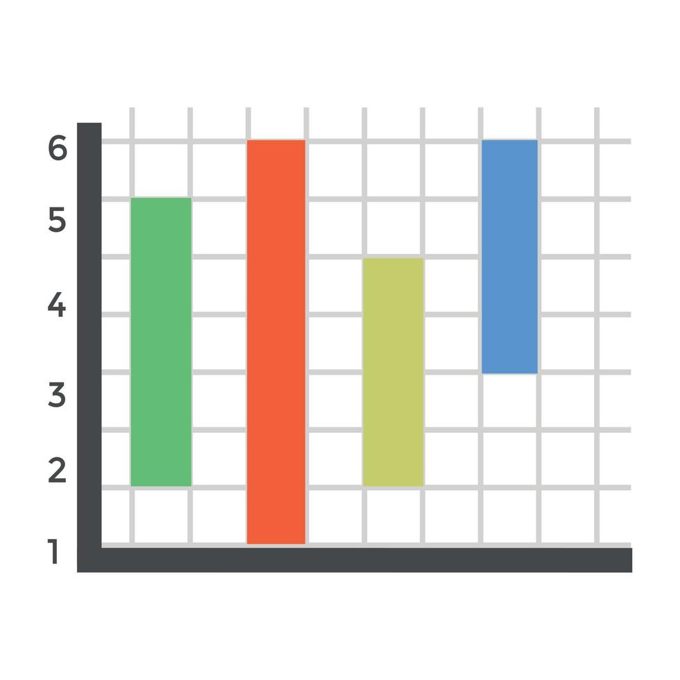 conceitos de gráfico de coluna vetor