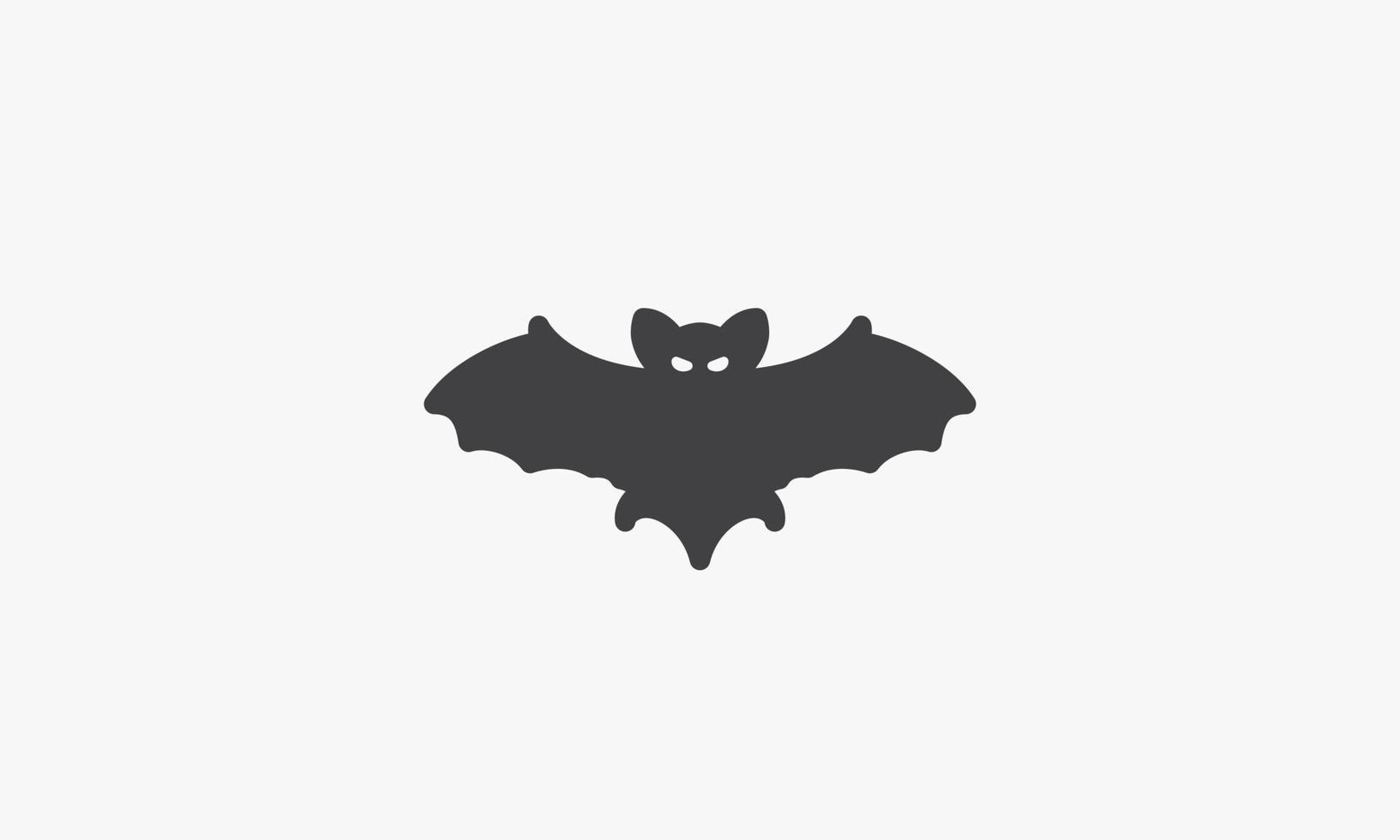 ilustração em vetor ícone morcego. isolado no fundo branco.