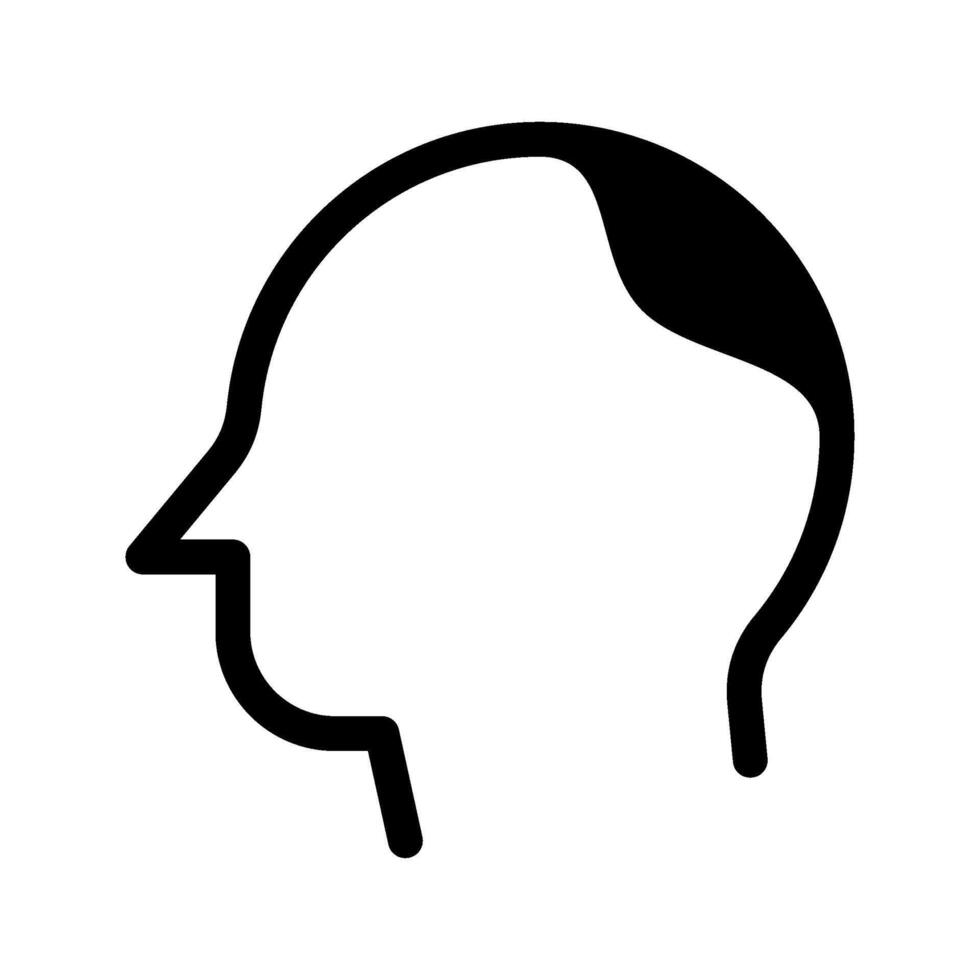 cabeça ícone símbolo Projeto ilustração vetor
