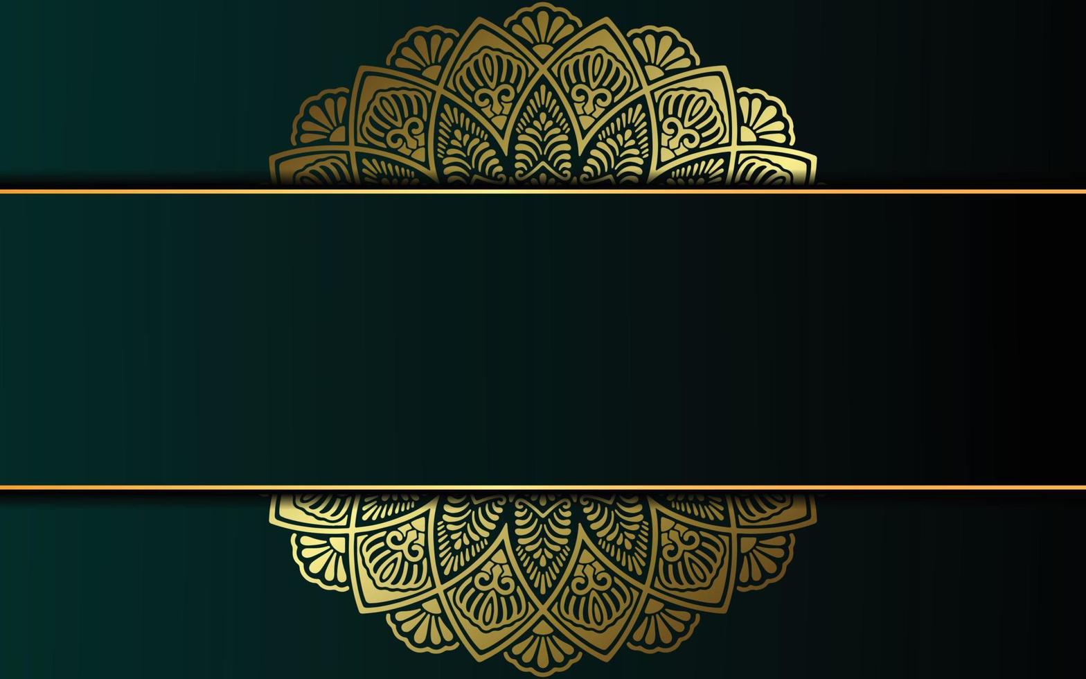 Fundo de mandala ornamental de luxo com padrão oriental islâmico árabe vetor