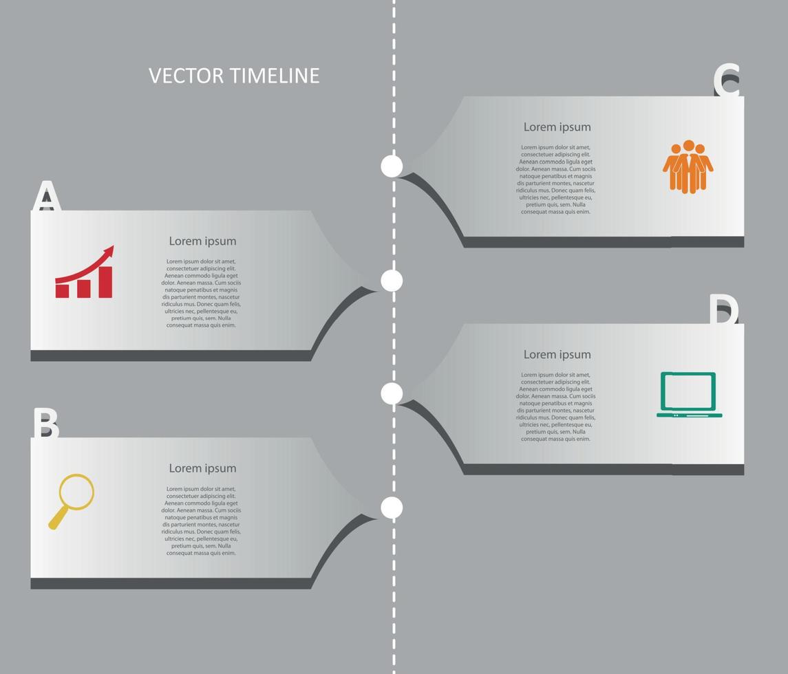 ilustração vetorial de elementos de design de infográficos vetor