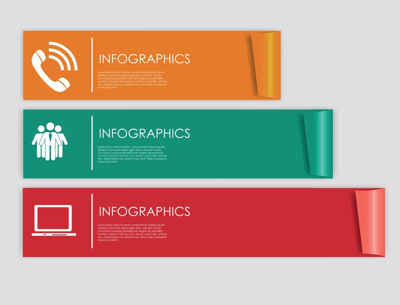 modelos de infográfico para ilustração vetorial de negócios. vetor