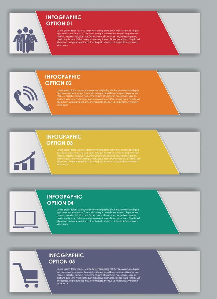 ilustração vetorial de elementos de design de infográficos vetor