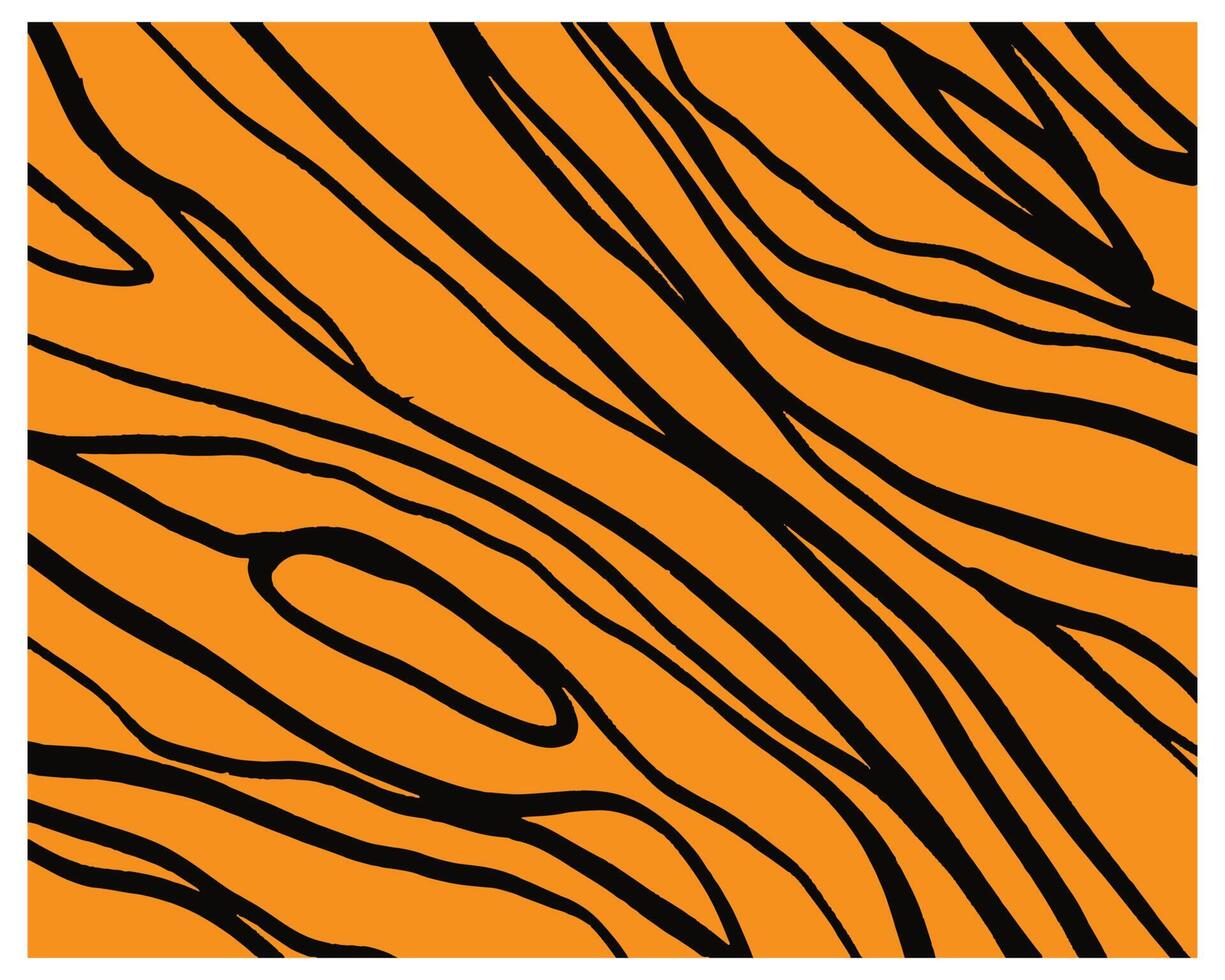 fundo contemporâneo de um padrão animal. abstrato de pele de tigre. gráfico de vetor preto e marrom para papel de parede e apresentação.