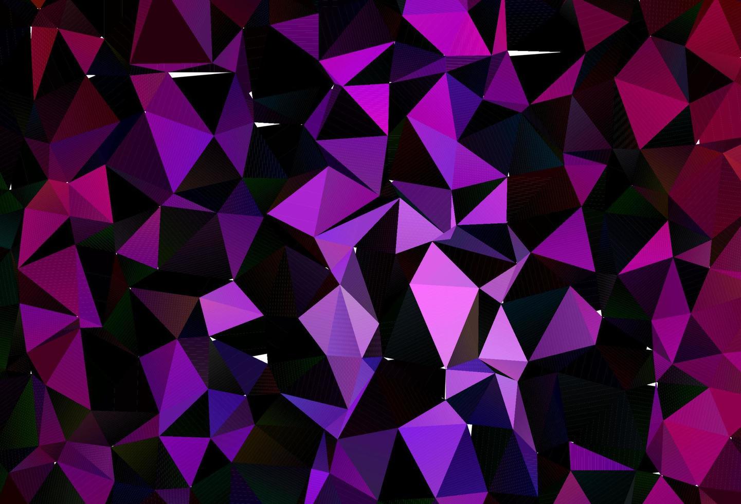 fundo de mosaico abstrato de vetor roxo claro.