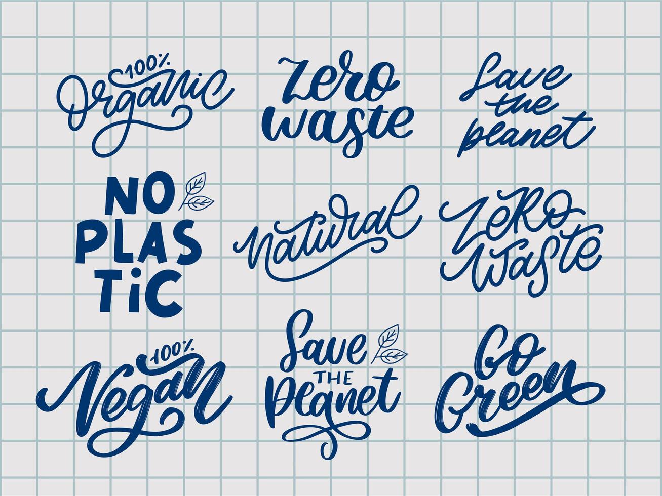 ilustração vetorial, design de alimentos. letras manuscritas para menu de restaurante, café. elementos do vetor para etiquetas, logotipos, emblemas, adesivos ou ícones. coleção caligráfica e tipográfica. menu vegano