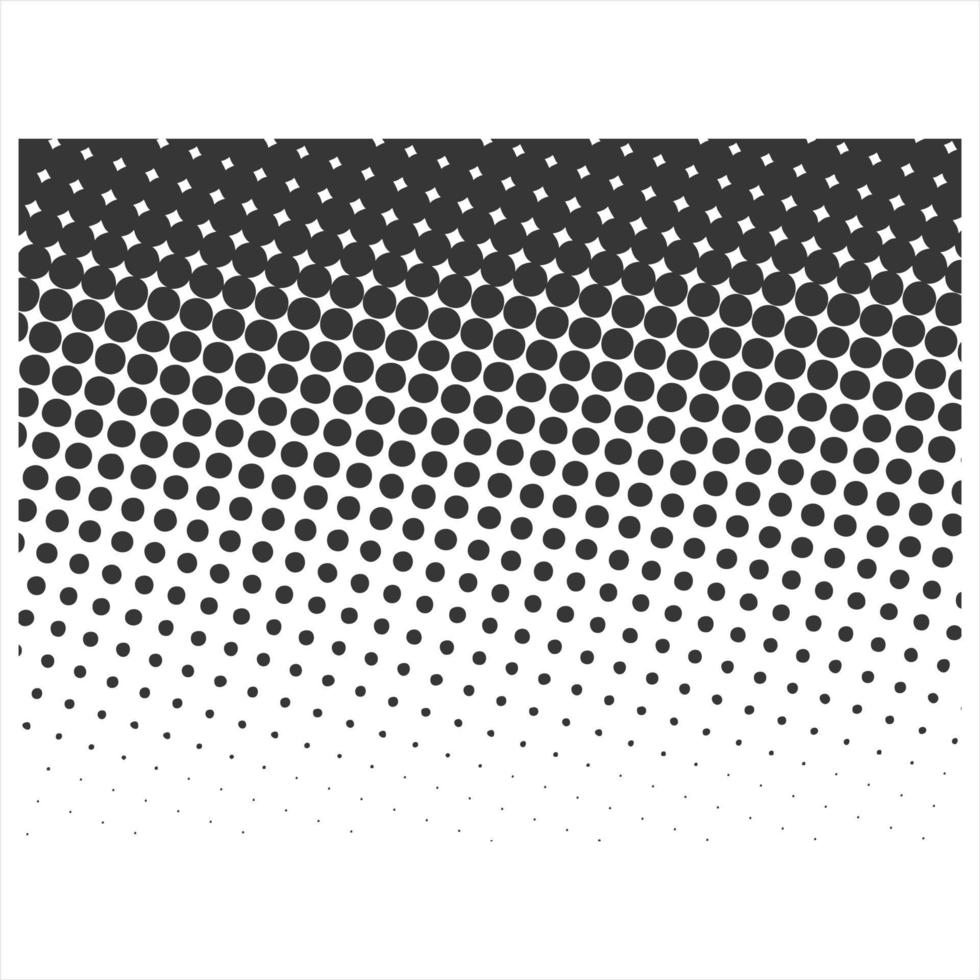 padrão de fundo preto e branco de meio-tom de vetor