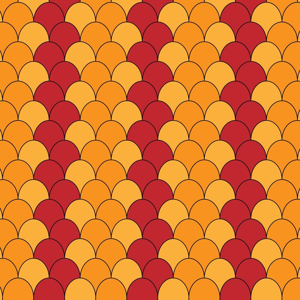 abstrato laranja amarelo vermelho forma padrão sem emenda perfeito para plano de fundo ou papel de parede vetor