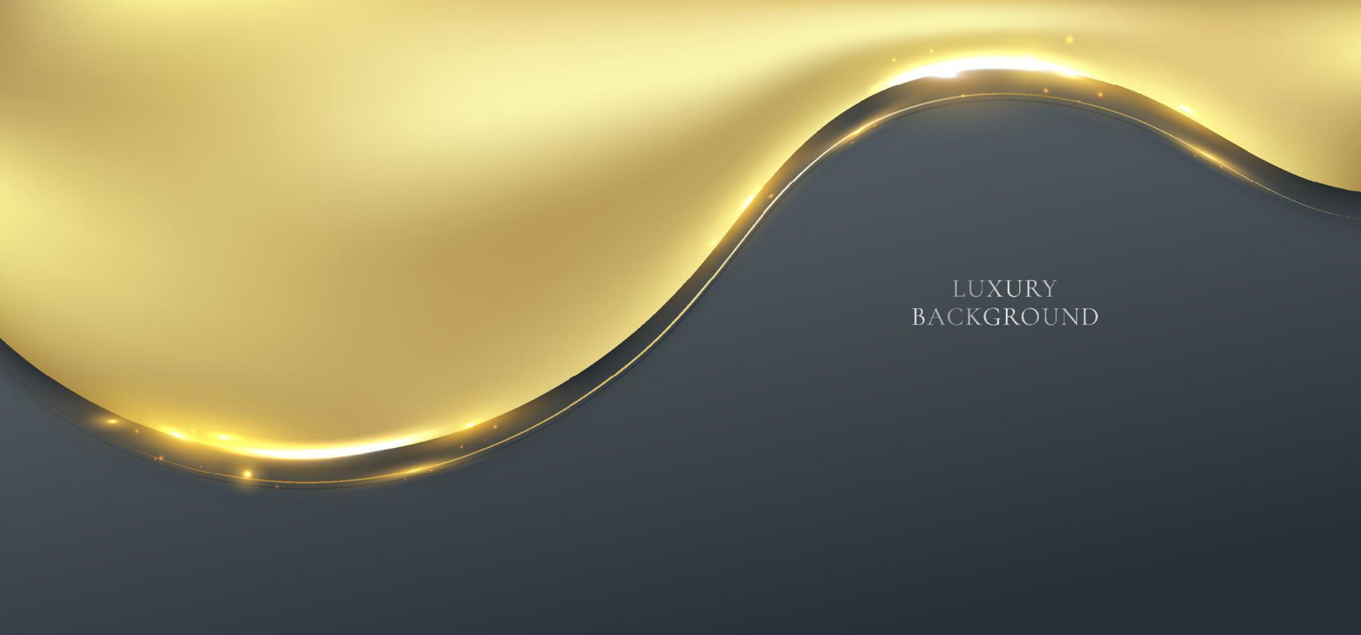 3d abstrato elegante modelo moderno luxo banner web design vetor