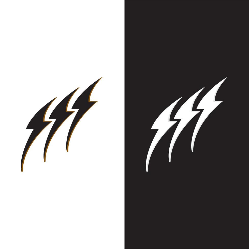 modelo de logotipo flash thunderbolt vetor