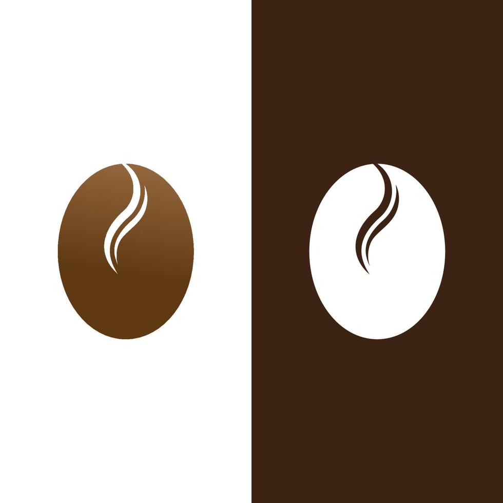 vetor de ícone de grão de café