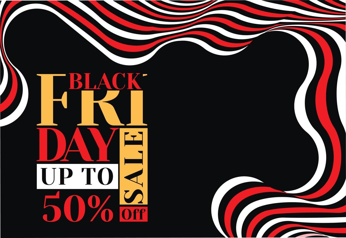 cartaz de promoção de venda de sexta-feira negra ou design de banner, venda de oferta especial, promoção e modelo de vetor de compras.