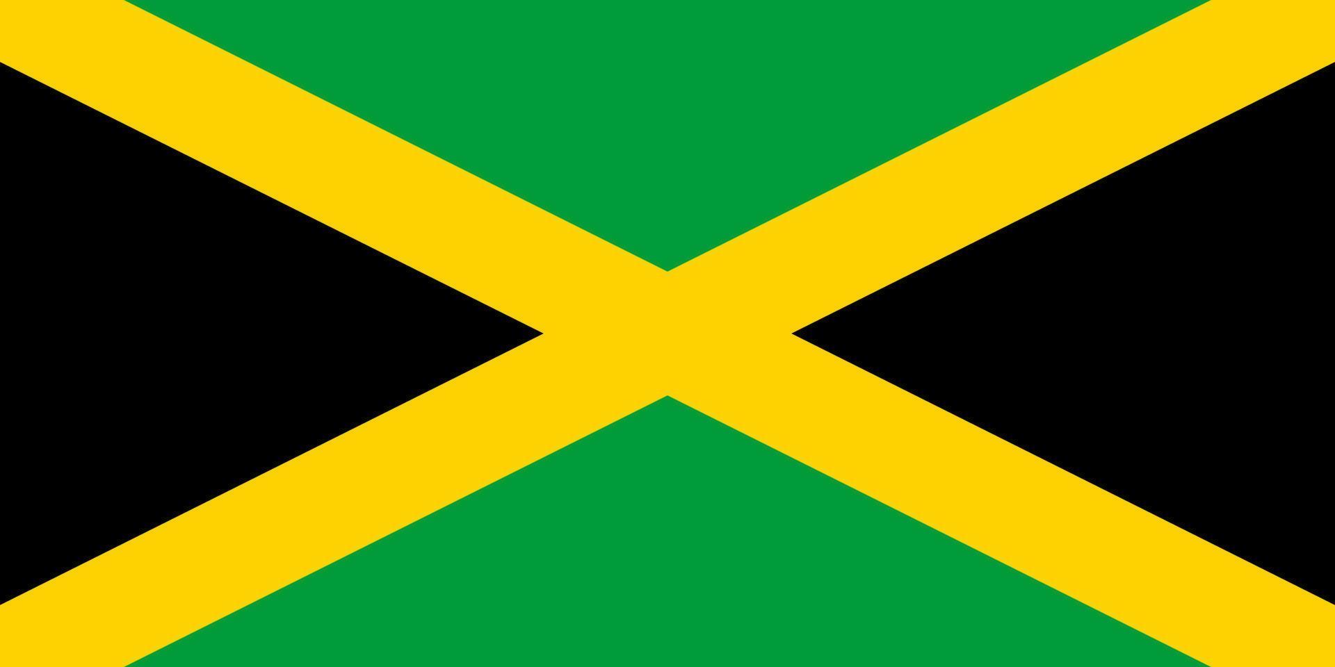 vetor da bandeira da jamaica