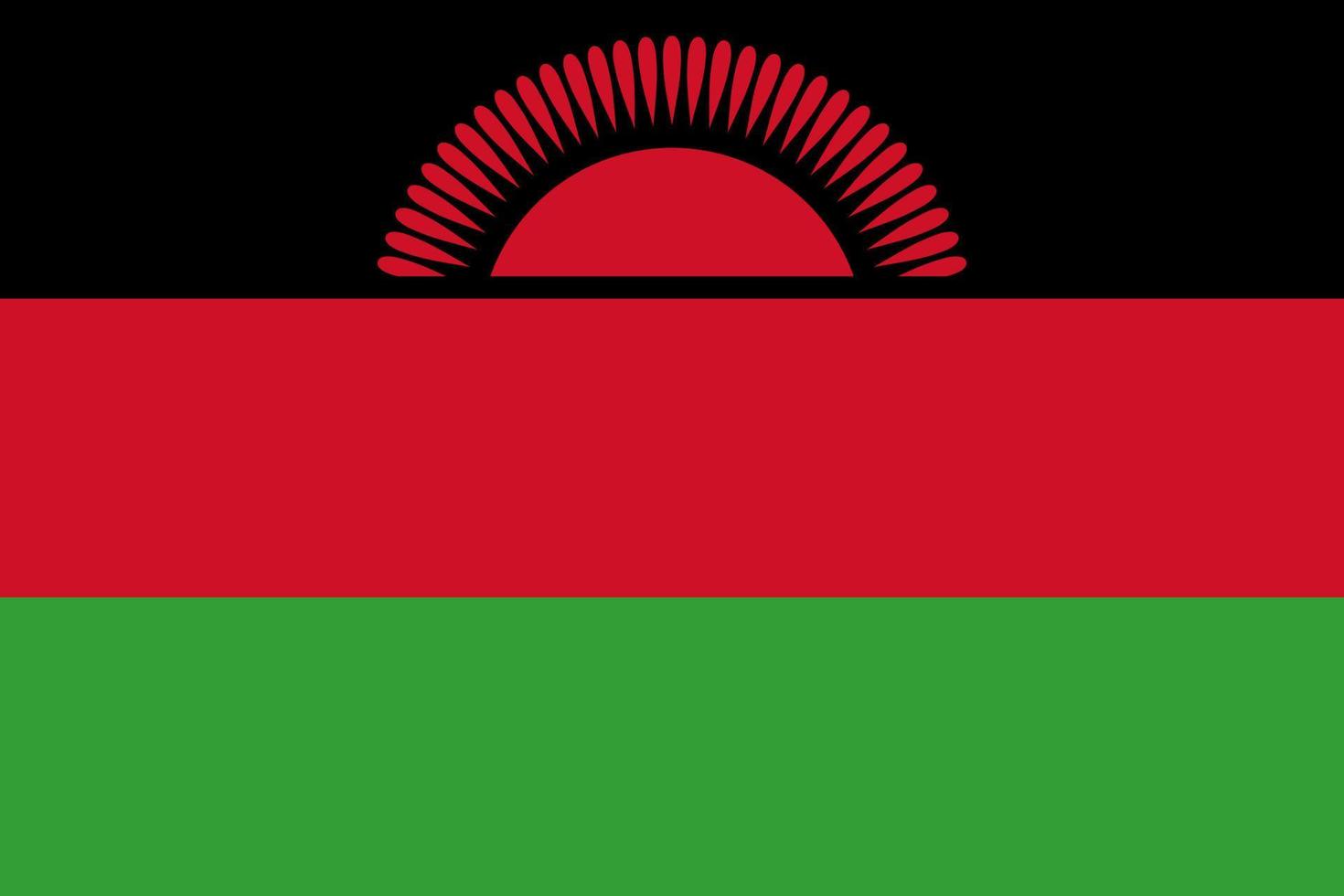 vetor bandeira malawi