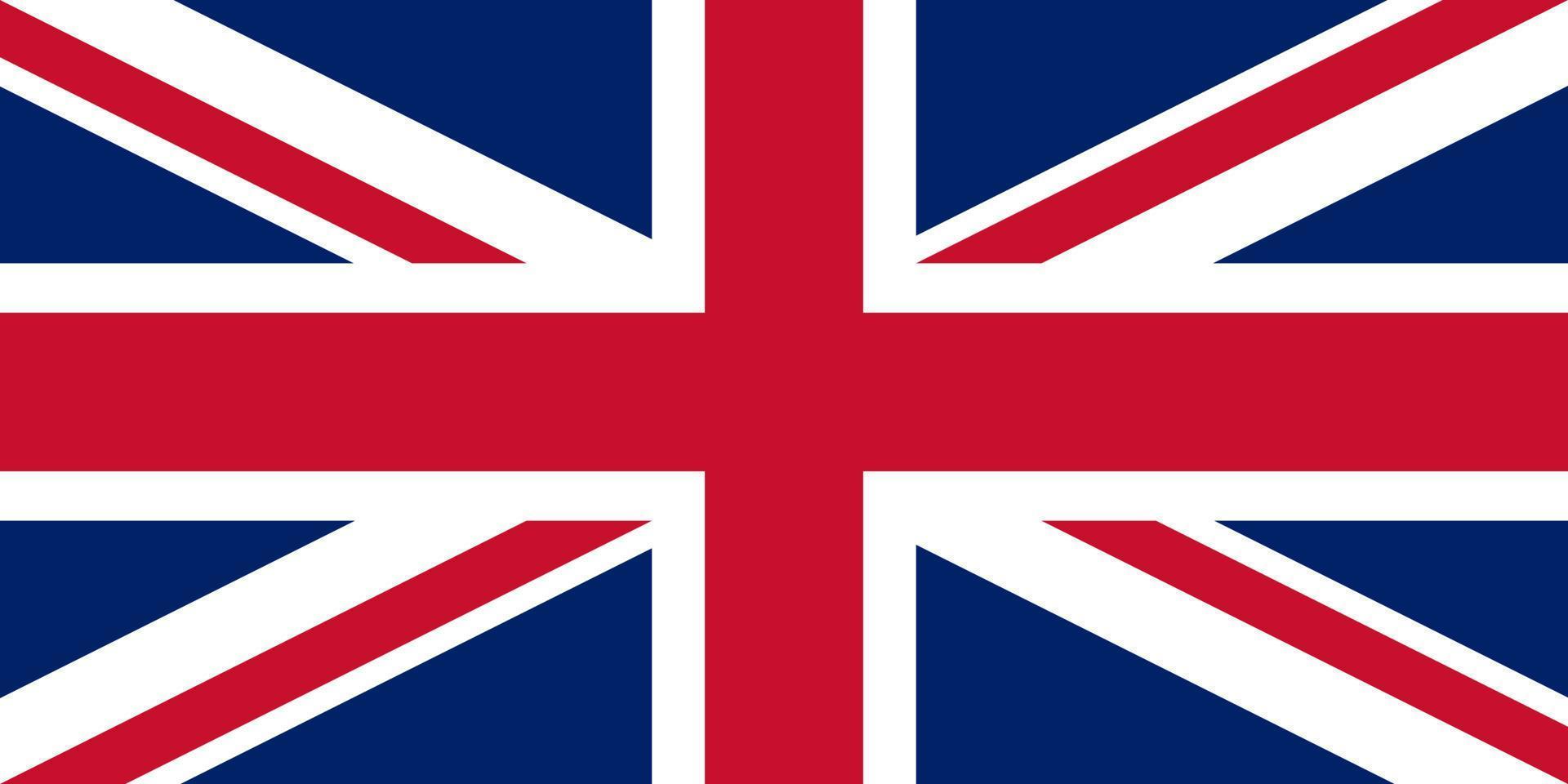 vetor da bandeira do Reino Unido