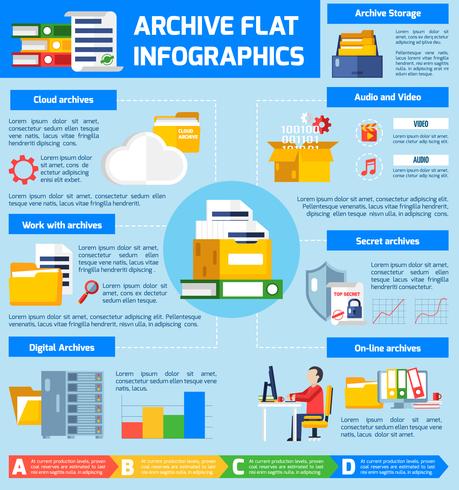 Conjunto de infográfico de arquivo vetor