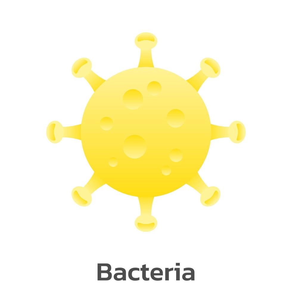 vetor dos desenhos animados de vírus e bactérias.