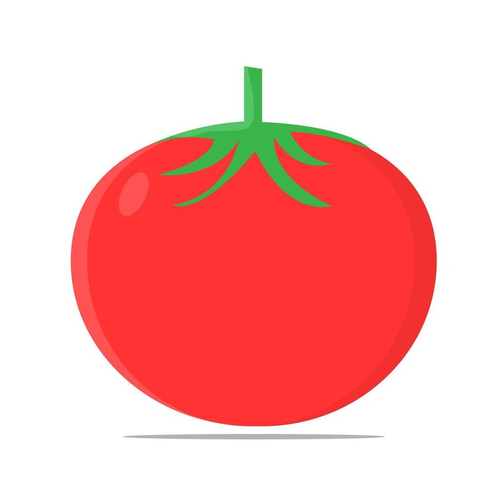 design do ícone de tomate. design de logotipo de tomate. vetor