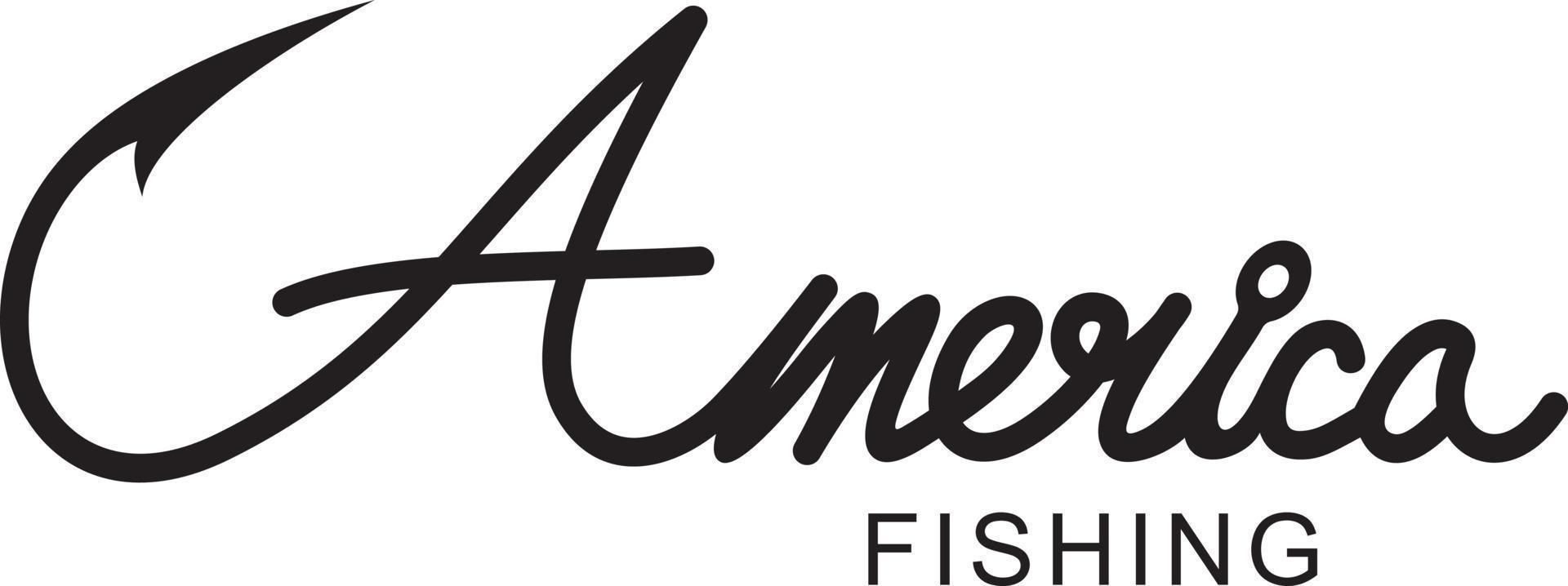 vetor de pesca da américa