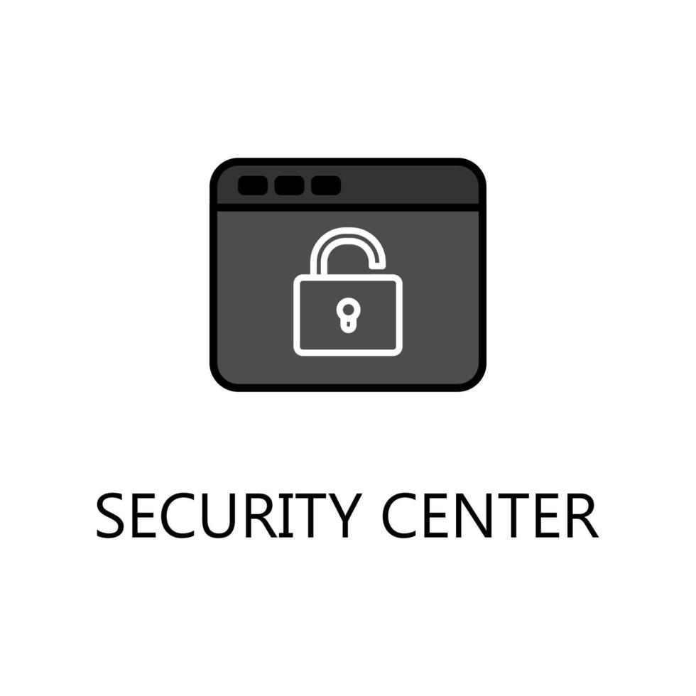 ícone de segurança. ícone moderno de segurança de vetor plana em fundo branco, ilustração vetorial pode ser usada para web e dispositivos móveis