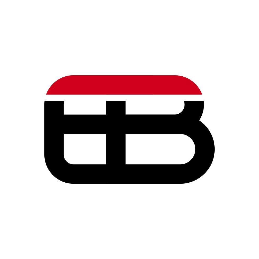 ilustração vetorial gráfico do logotipo da letra eb moderno. perfeito para usar para empresa de tecnologia vetor