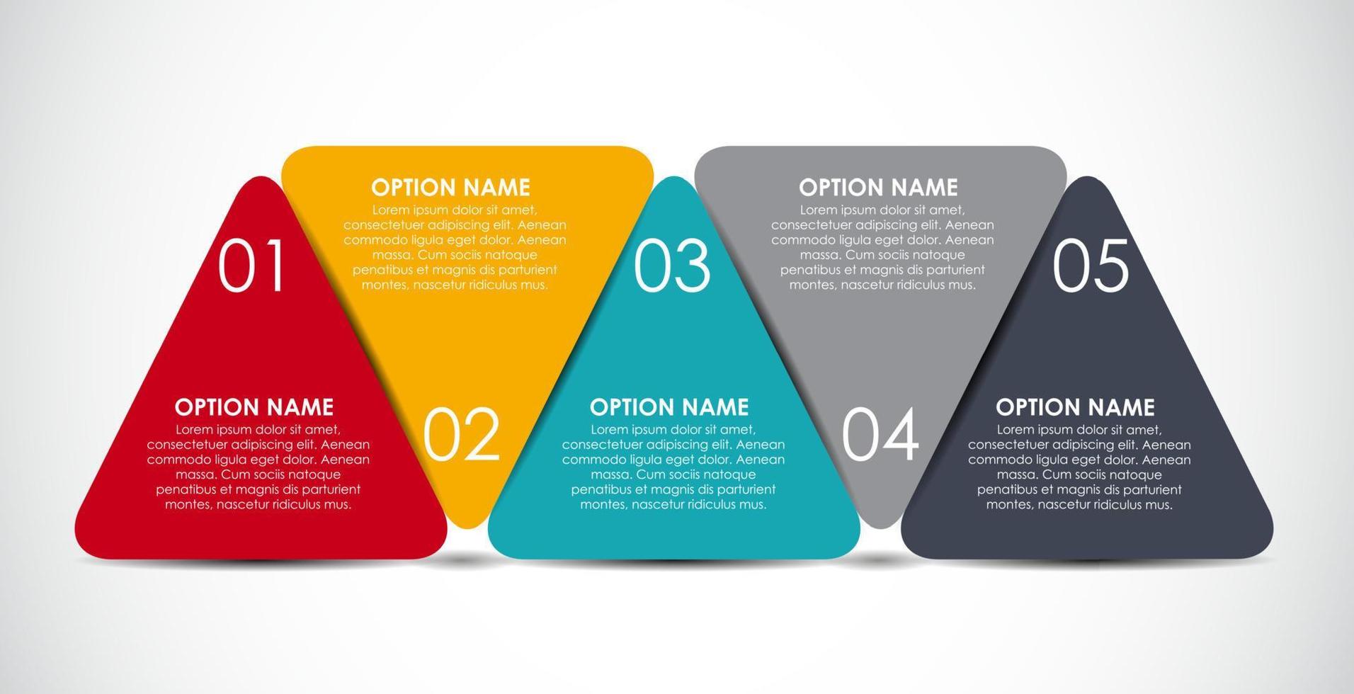 modelos de infográfico para ilustração vetorial de negócios. eps10 vetor